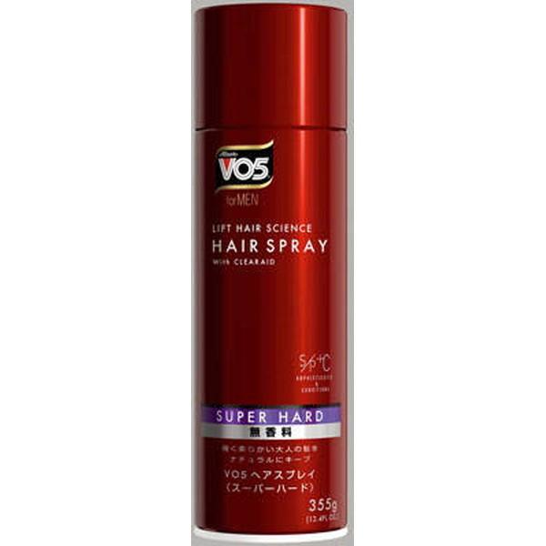 【送料無料・まとめ買い4個セット】サンスター VO5フォアメン ヘアスプレー スーパーハード 無香 355G ( 男性用スタイリング剤 )｜kenkoo-life