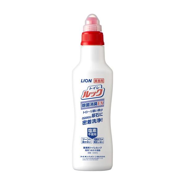 (送料無料・まとめ買い×4個セット)トイレルック 専用つめかえ容器 420mL 専用空容器 ライオンハイジーン ●中身は入っていません 空容器の画像