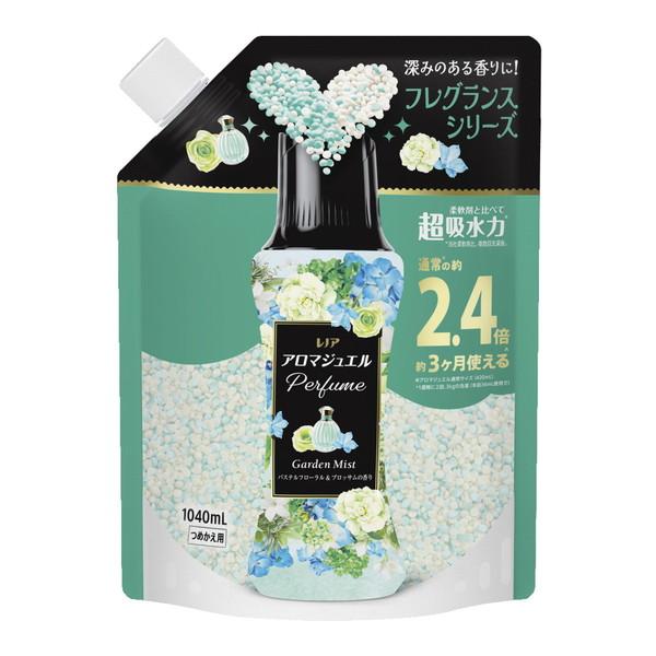 (送料無料・まとめ買い×4個セット)レノア アロマジュエル パステルフローラル\u0026ブロッサムの香り 詰替用 特大サイズ 1040ml 香りづけビーズの画像