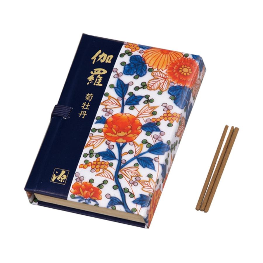 (送料無料・まとめ買い×5個セット)日本香堂 伽羅 菊牡丹 スティック 45本入_1