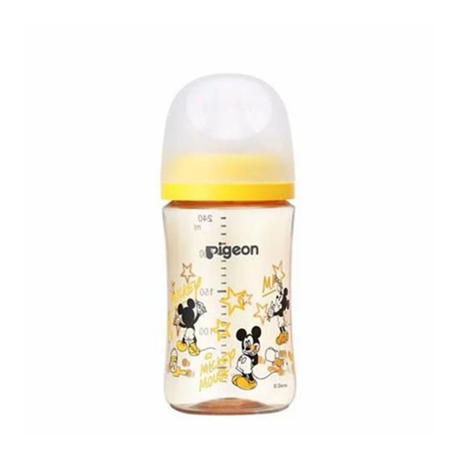 (送料無料・まとめ買い×6個セット)ピジョン 母乳実感 哺乳びん プラスチック Disney 240ml_1