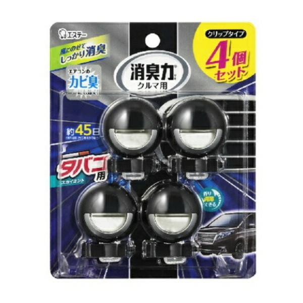 送料無料・まとめ買い×6個セット】エステー クルマの消臭力 クリップ