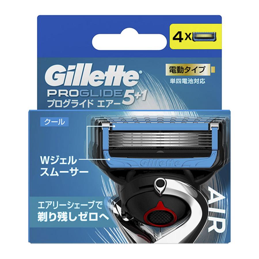 (送料無料・まとめ買い×8個セット)P&G ジレット プログライドエアー 電動 替刃 4B_1