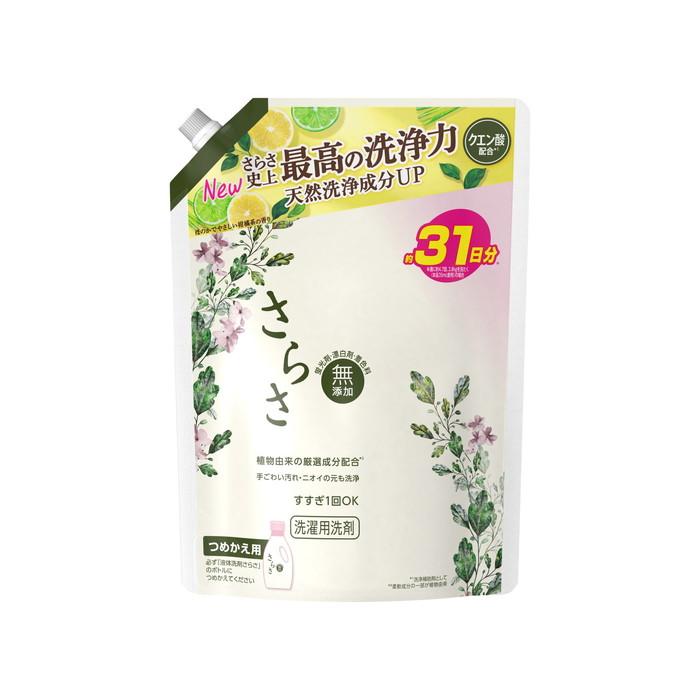 (送料無料・まとめ買い×8個セット)P&G さらさ 洗剤ジェル つめかえ用 超特大サイズ 760g 洗濯用洗剤