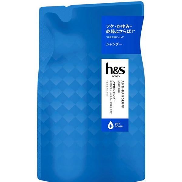 (送料無料・まとめ買い×12個セット)P\u0026G h\u0026s エイチアンドエス scalp ドライ スカルプ シャンプー つめかえ 300ml