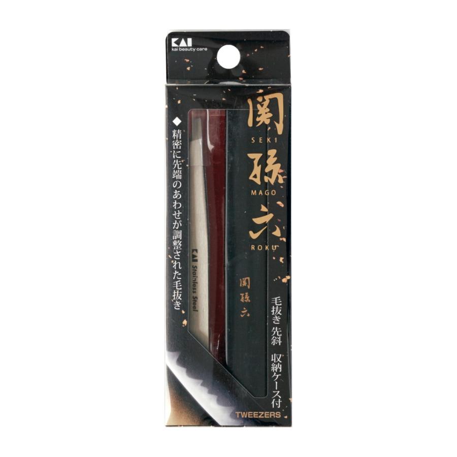 (送料無料・まとめ買い×12個セット)貝印 HC3506 関孫六 毛抜き 先斜_1