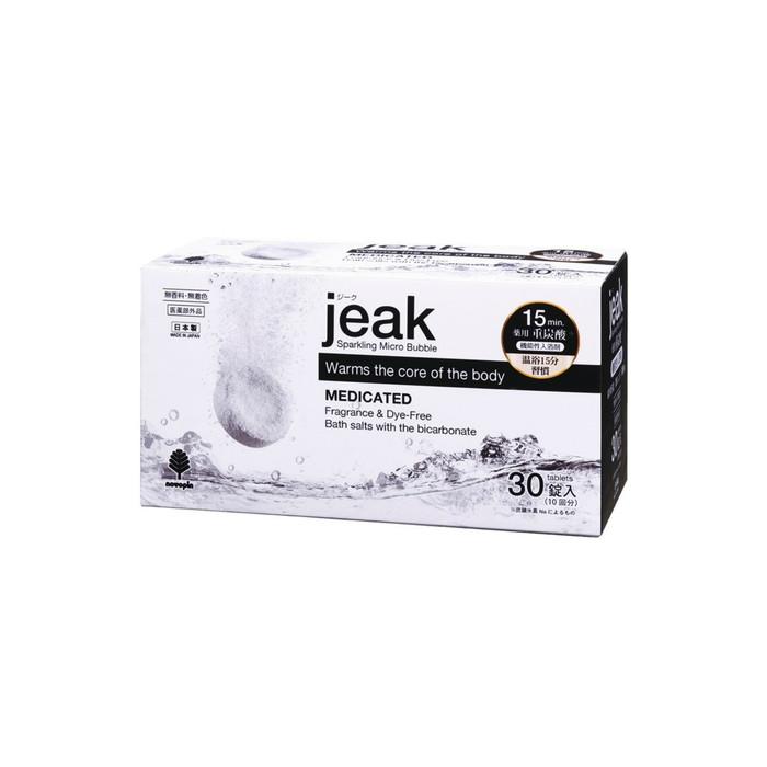(送料無料・まとめ買い×12個セット)紀陽除虫菊 ノボピン 薬用 重炭酸 jeak ジーク 30錠 機能性入浴剤_1
