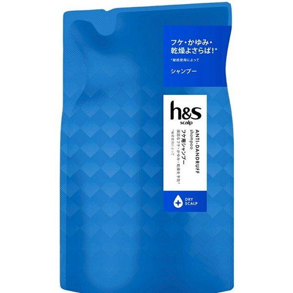 (送料無料・まとめ買い×12個セット)P\u0026G h\u0026s エイチアンドエス scalp ドライ スカルプ シャンプー つめかえ 300mlの画像