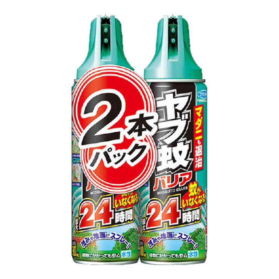 (送料無料・まとめ買い×15個セット)フマキラー ヤブ蚊 バリア 480ML×2P ハエ蚊用エアゾール_1