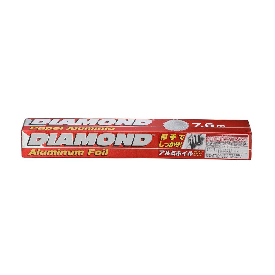 (送料無料・まとめ買い×24個セット)東洋アルミ DIAMOND アルミホイル 30cm×7.62mの画像
