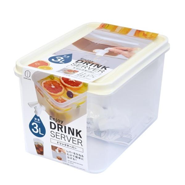 (送料無料・まとめ買い×24個セット)小久保工業所 Enjoy ドリンクサーバー 3Lの画像
