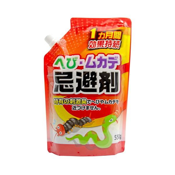 (送料無料・まとめ買い×30個セット)トーヤク へび・ムカデ 忌避剤 スタンドパック 550gの画像