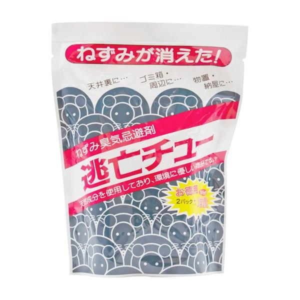 (送料無料・まとめ買い×32個セット)トーヤク 逃亡チュー 100g×3パック ネズミ忌避剤の画像
