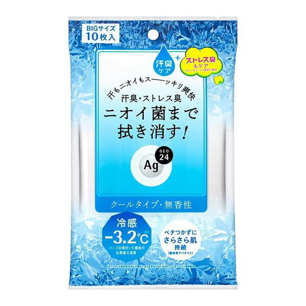 【送料無料・まとめ買い×36個セット】ファイントゥデイ エージーデオ24 Agデオ24 クリアシャワー シート BIGサイズ クール 10枚入｜kenkoo-life