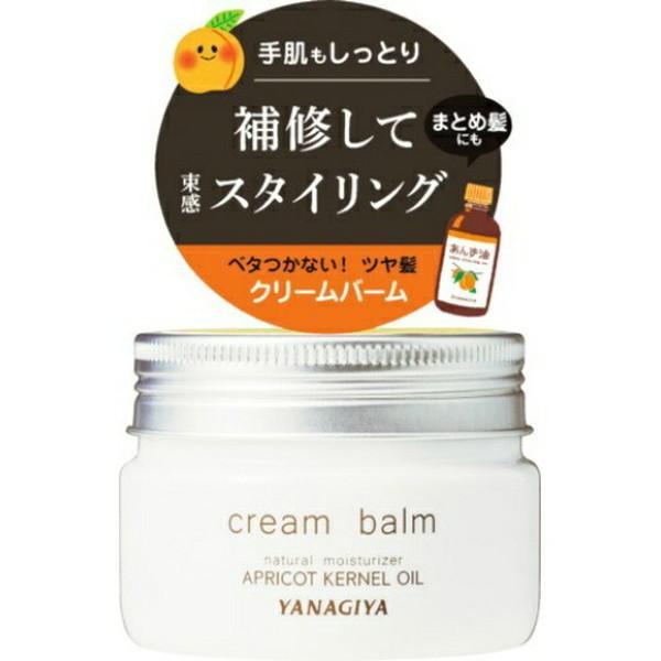 【送料無料・まとめ買い×36個セット】柳屋本店 あんず油 スタイリングと保湿のクリームバーム 80g