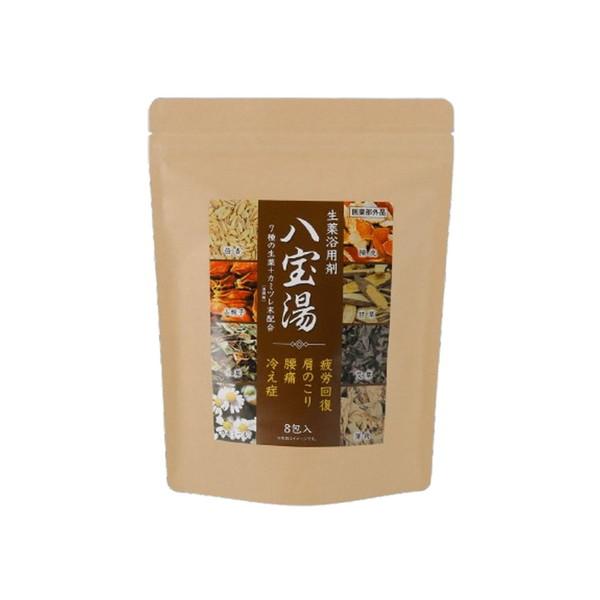 (送料無料・まとめ買い×40個セット)宇部マテリアルズ 生薬 浴用剤 八宝湯 カモミール 8包_3