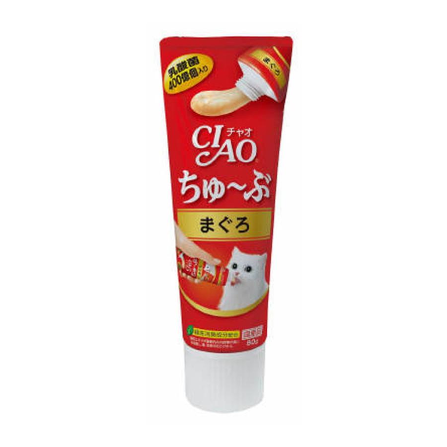 (送料無料・まとめ買い×48個セット)いなばペットフード いなば チャオ CIAO ちゅーぶ まぐろ 80g_1