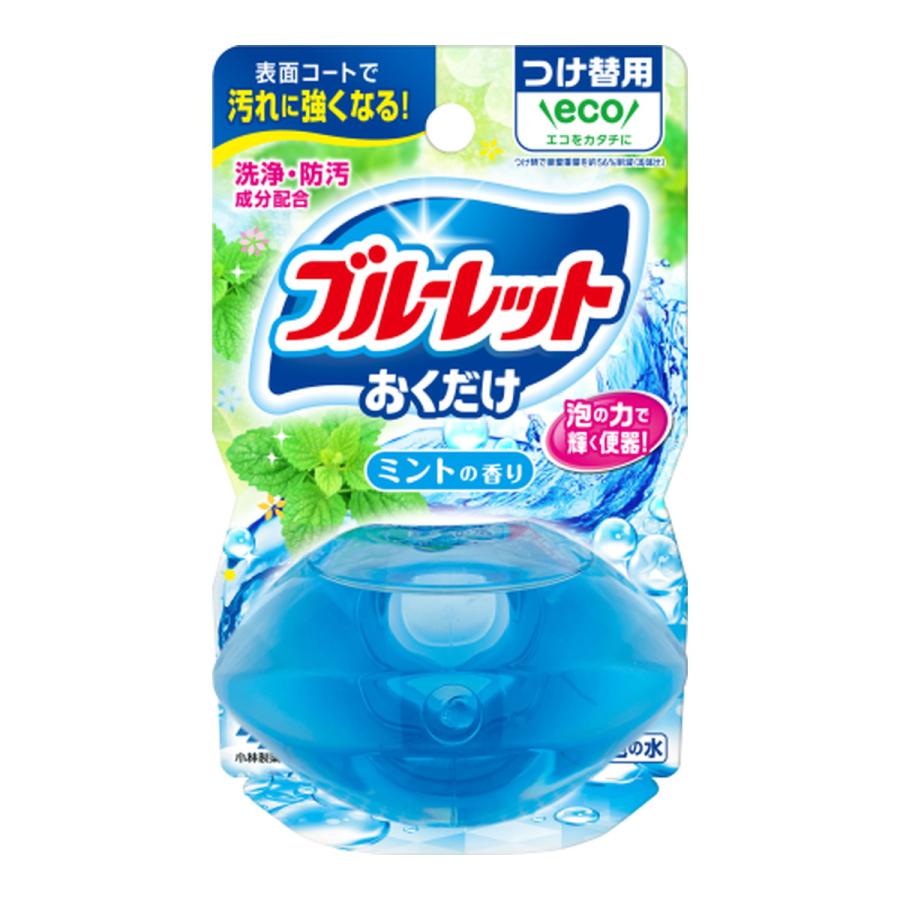 (送料無料・まとめ買い×48個セット)小林製薬 液体ブルーレット おくだけ つけ替用 ミントの香り 70mlの画像