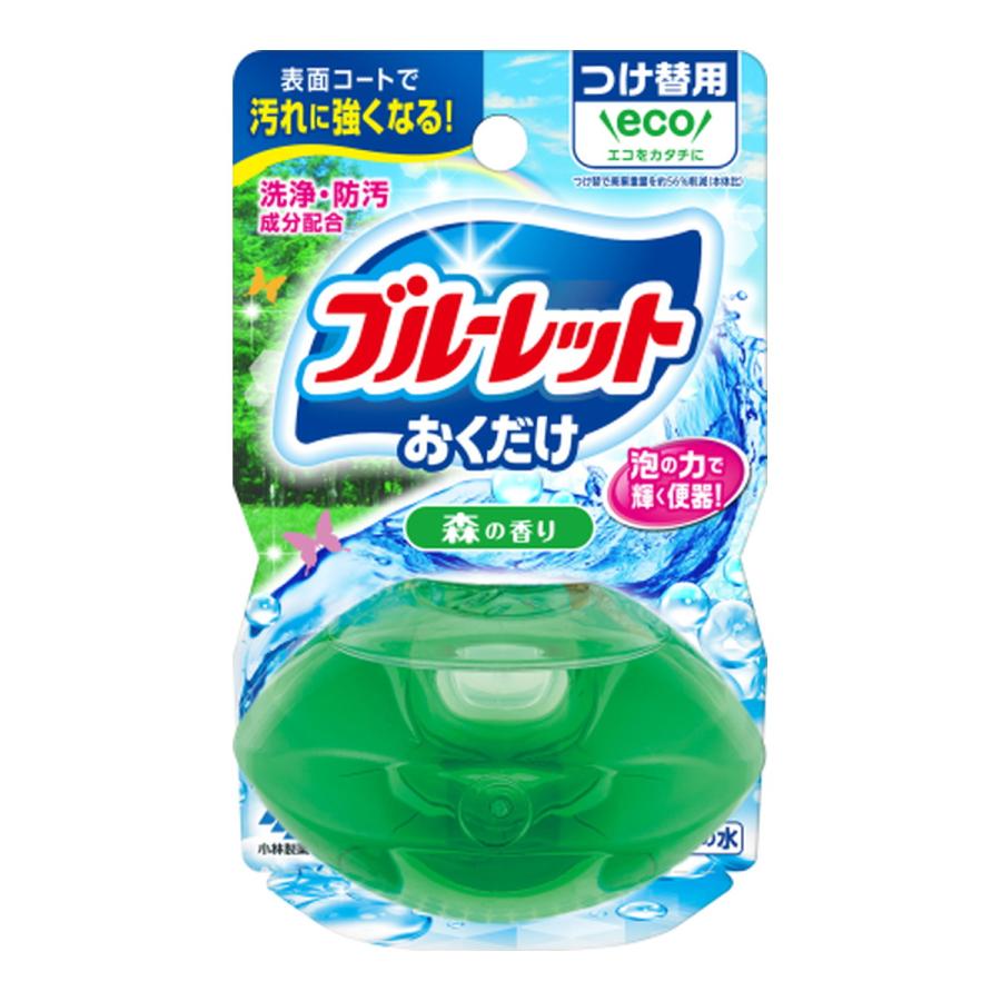 (送料無料・まとめ買い×48個セット)小林製薬 液体ブルーレット おくだけ つけ替用 森の香り 70mlの画像