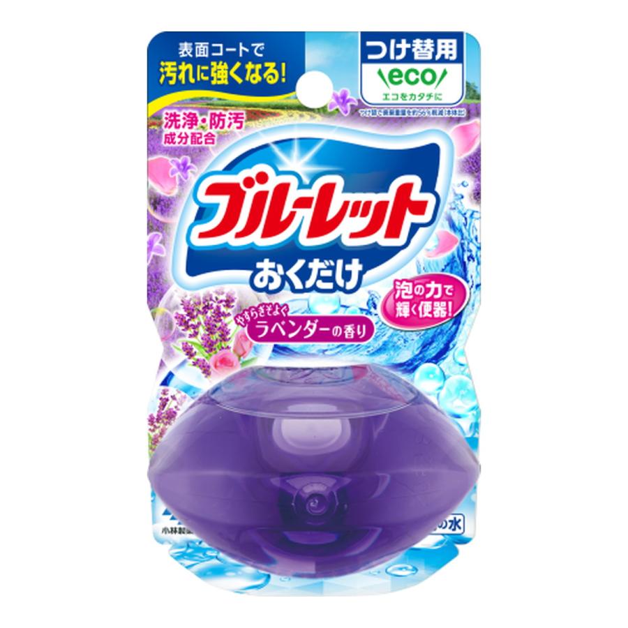 (送料無料・まとめ買い×48個セット)小林製薬 液体ブルーレット おくだけ つけ替用 やすらぎそよぐラベンダーの香り 70mlの画像