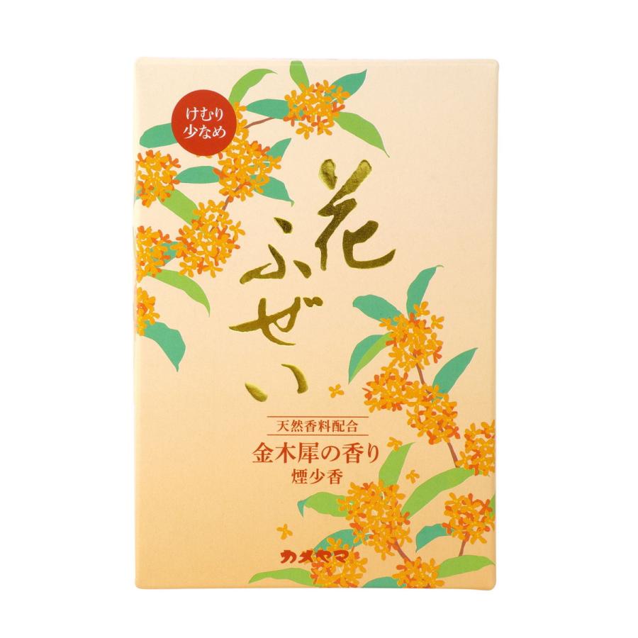 (送料無料・まとめ買い×60個セット)カメヤマ 花ふぜい 金木犀の香り 煙少香 徳用大型 220g 線香の画像