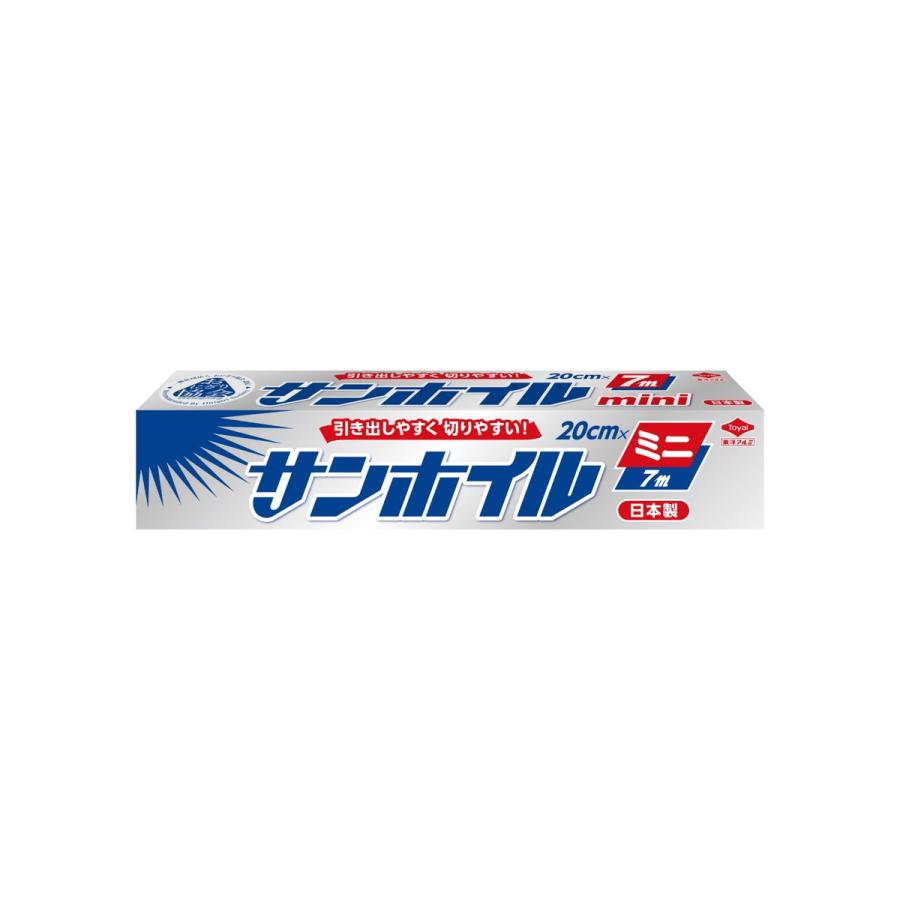 (送料無料・まとめ買い×60個セット)東洋アルミ サンホイル ミニ 7M アルミホイルの画像