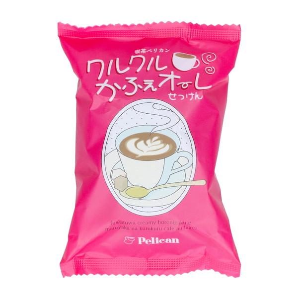 (送料無料・まとめ買い×96個セット)ペリカン石鹸 喫茶ペリカン クルクルかふぇオーレ せっけん 80g_1