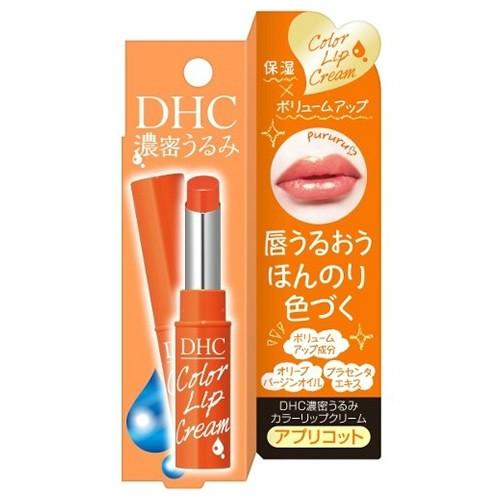 【あわせ買い2999円以上で送料無料】DHC 濃密うるみ カラー リップクリーム アプリコット 1.5g｜kenkoo-life