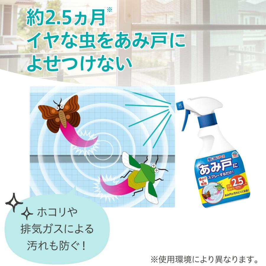 【あわせ買い2999円以上で送料無料】アース製薬 虫こないアース あみ戸にスプレーするだけ 360ml｜kenkoo-life｜04