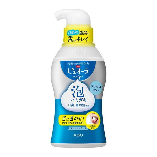 【あわせ買い2999円以上で送料無料】花王 薬用ピュオーラ 泡で出てくるハミガキ 190ml｜kenkoo-life