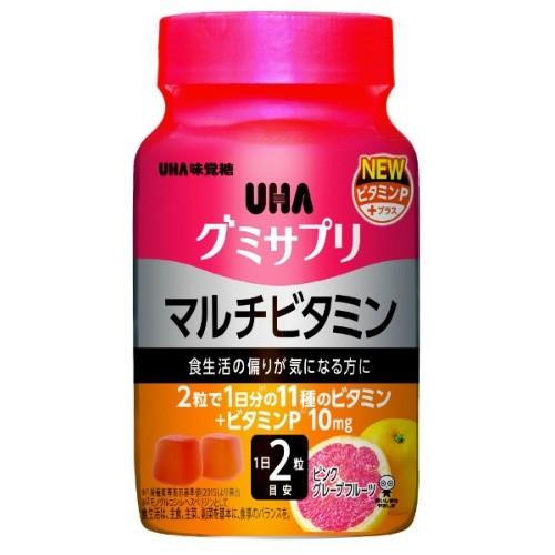 【あわせ買い2999円以上で送料無料】UHA味覚糖 グミサプリ マルチビタミン 30日分 ボトル｜kenkoo-life