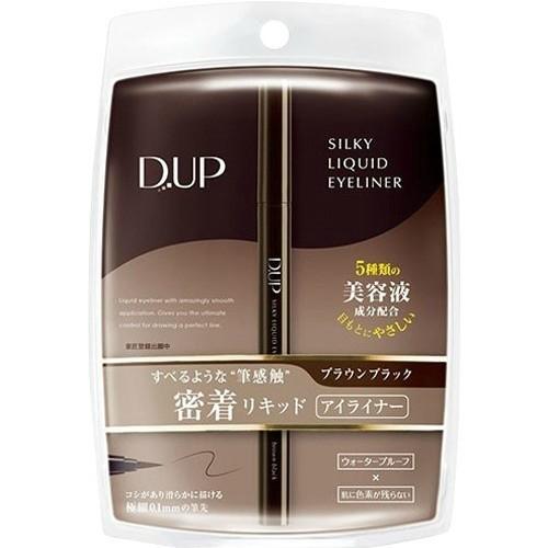 【あわせ買い2999円以上で送料無料】ディーアップ D.U.P シルキーリキッドアイライナー ウォータープルーフ ブラウンブラック｜kenkoo-life