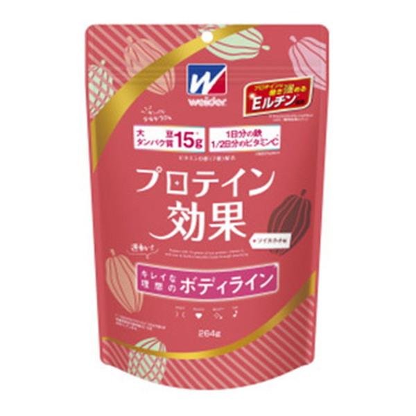 (送料無料・まとめ買い×6個セット)森永製菓 ウイダー Weider プロテイン効果 ソイカカオ味 264gの画像