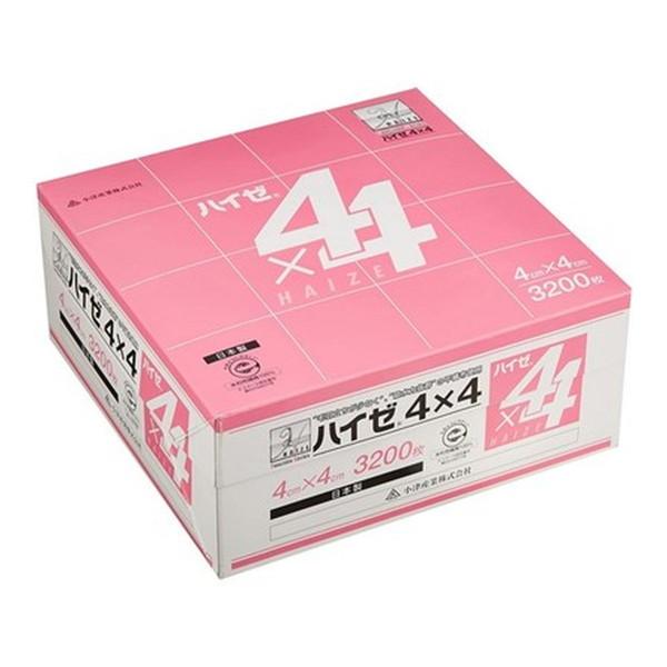 (送料無料・まとめ買い×6個セット)小津産業 ハイゼ 4cm×4cm 3200枚入_1