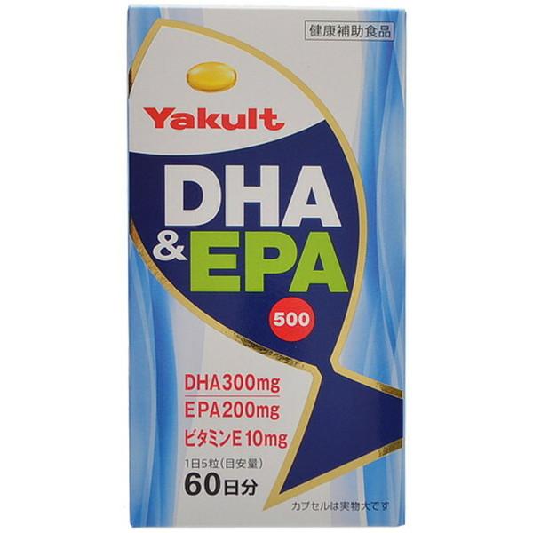 (送料無料・まとめ買い×8個セット)(ヤクルトヘルスフーズ)ヤクルト DHA\u0026EPA 500 300粒の画像