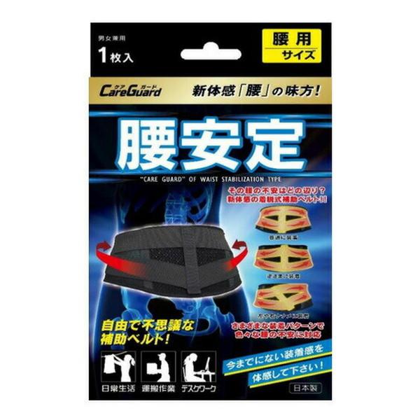 (送料無料・まとめ買い×8個セット)新生 ケアガード 腰安定 1枚入 Lサイズの画像