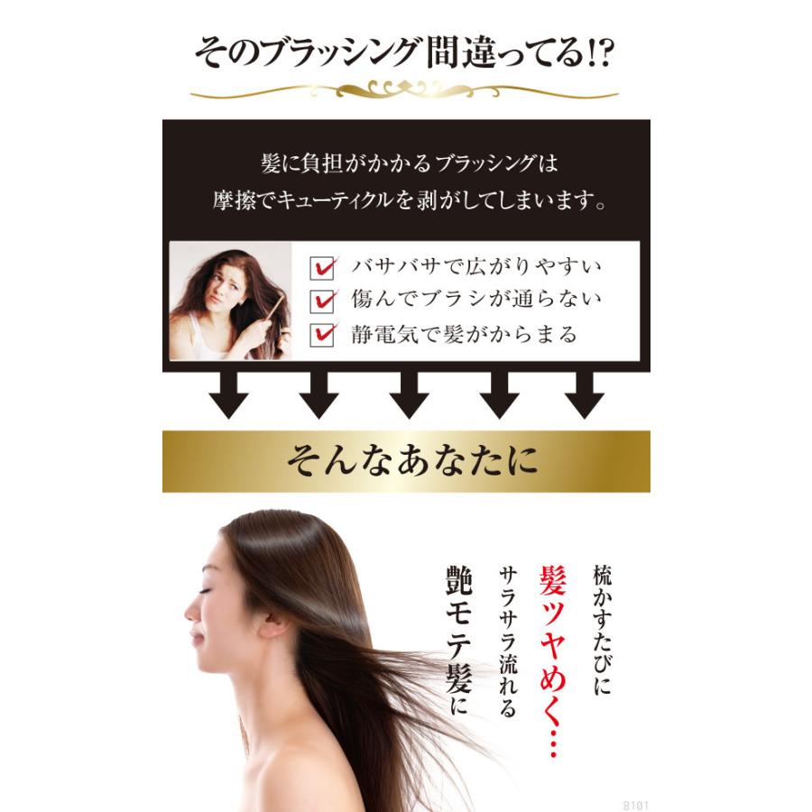 美容師さんの艶髪ブラシ 携帯用　ブラシ　くし　櫛　トリートメントブラシ　トリートメント　コンパクトタイプ　コンパクト |  | 02