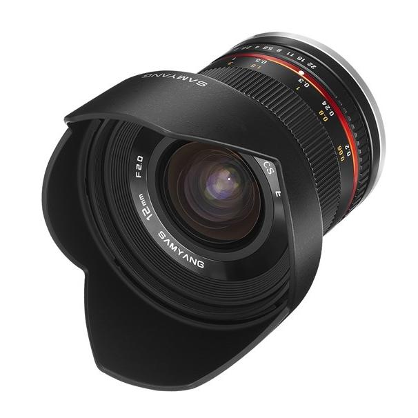 Samyang F2.0 12mm NCS CS レンズ ef-m マウント用 SAMYANG（サムヤン） 即配 12mm F2.0 NCS CS ブラック BK キヤノン EOS
