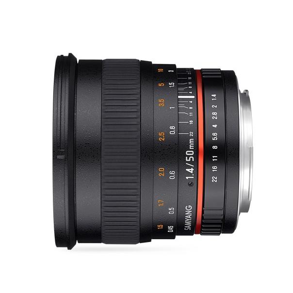 サムヤン SAMYANG 50mm F1.4　 ソニーEマウント サムヤン、フルサイズEマウント対応の「AF 50mm F1.4 FE II」。9.6万円