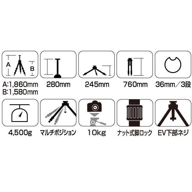 SLIK（スリック） 即配 三脚 ザ プロフェッショナルNシリーズ ザ