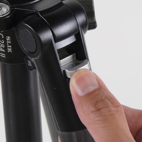 [★数量限定アウトレット品][処分特価]即配 SLIK スリック 三脚 ライトカーボン C284 II 三脚 カーボンシリーズ_6