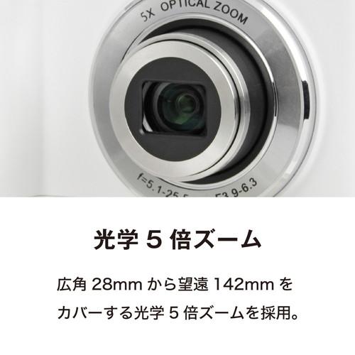 即配 (KT) KC-ZM08 WH ホワイト デジタルカメラmicroSDHC8GB付