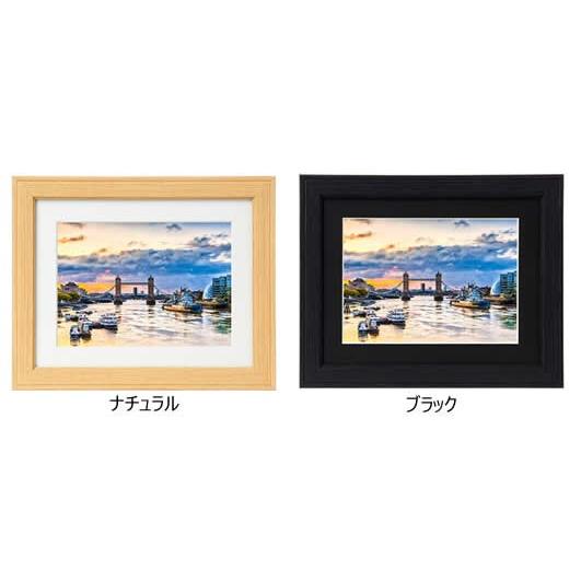 即配 Kenko 木製額縁 コスモス ブラック 全紙サイズ ケンコートキナー