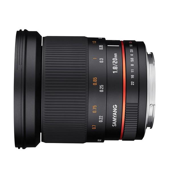 SAMYANG 取寄 サムヤン 交換レンズ 20mm F1.8 ED AS UMC