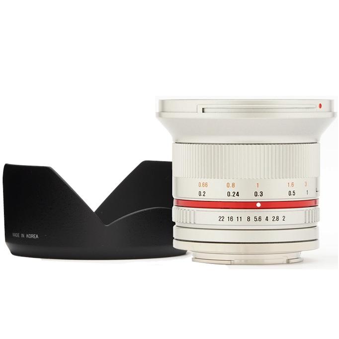 SAMYANG 即配 サムヤン 12mm F2.0 NCS CSシルバー SV キヤノン EOS M用