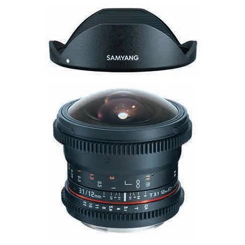 SAMYANG（サムヤン） 即配 12mm T3.1 VDSLR ED AS NCS FISH-EYE ソニー