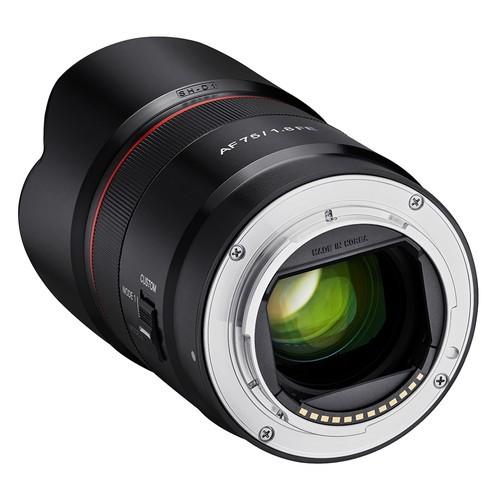 即配 (KT) SAMYANG サムヤン 交換レンズ AF 75mm F1.8 FE 電子接点付