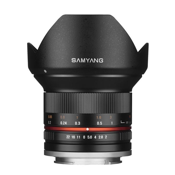 アウトレット(新古品)[店舗保証](NO) 即配 SAMYANG サムヤン 12mm F2.0 NCS CS ブラック BK ソニーE用[キャンペーン対象外] [期間限定＆数量限定]｜kenkotokina