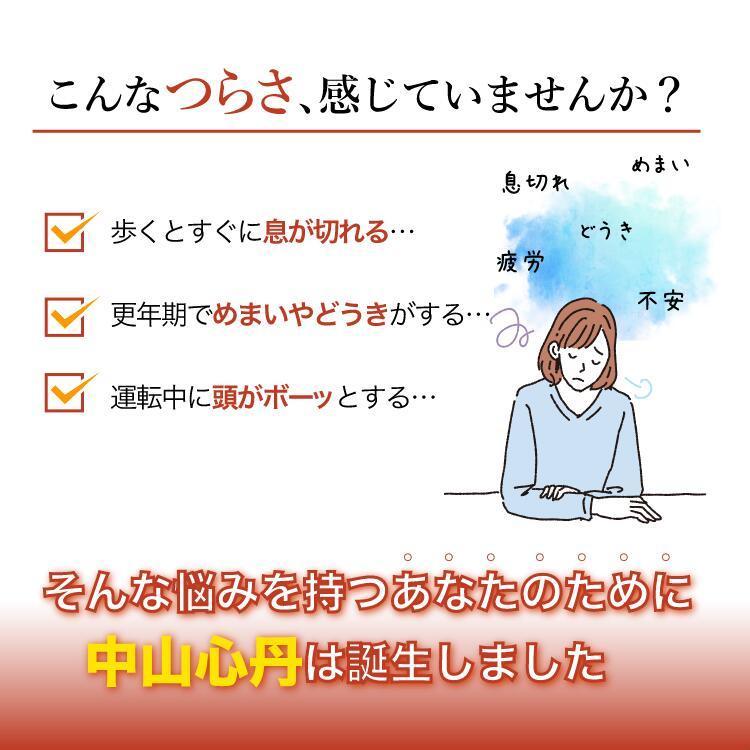 【クーポン配布中】 【 第二類医薬品 】  中山心丹 30粒 公式 渡邊薬品 六神丸 効能 動悸 息切れ きつけ 富山 漢方 自律神経｜kenkotoyama｜03