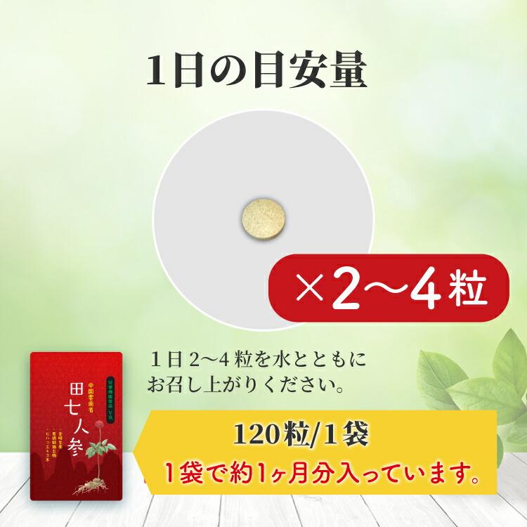 【クーポン配布中】  田七人参 サプリ 渡邊薬品 サプリメント サポニン 高麗人参 ダイエット 体脂肪 血糖値 人参 にんじん 6袋｜kenkotoyama｜10